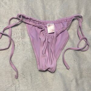 Lavender Bikini Bottom with Side Ties